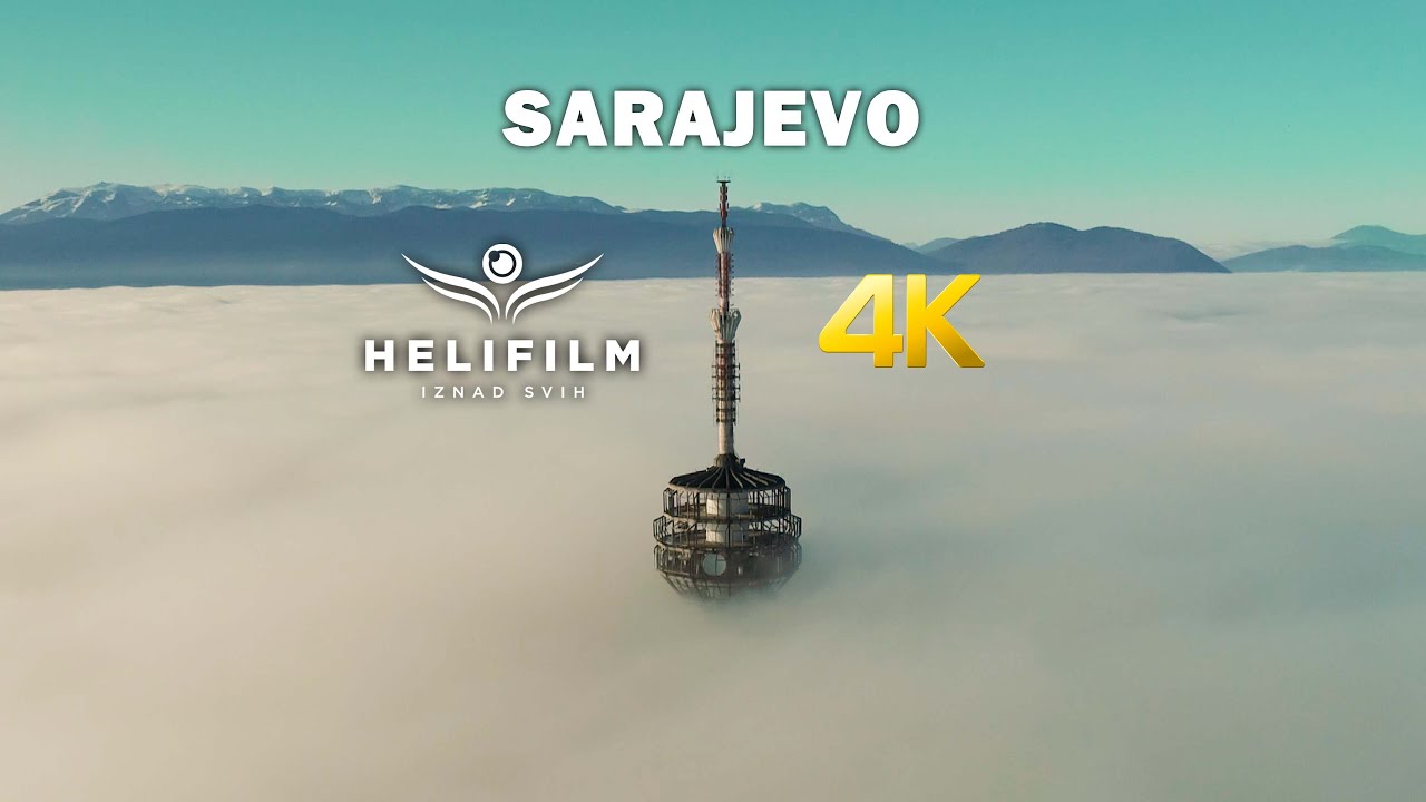 4K Sarajevo prekriveno smogom - Snimci iz zraka - Klix.ba i Helifilm