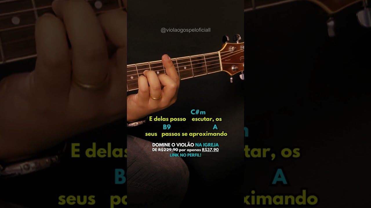 🎸Eu Elevo os Meus Olhos (Cifra de Viol&atilde;o)
