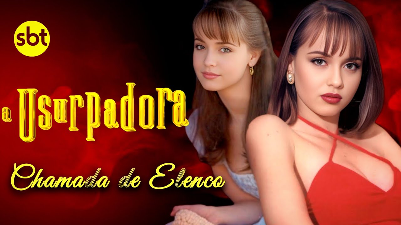A USURPADORA | Chamada de ELENCO da Reprise no SBT em 2025