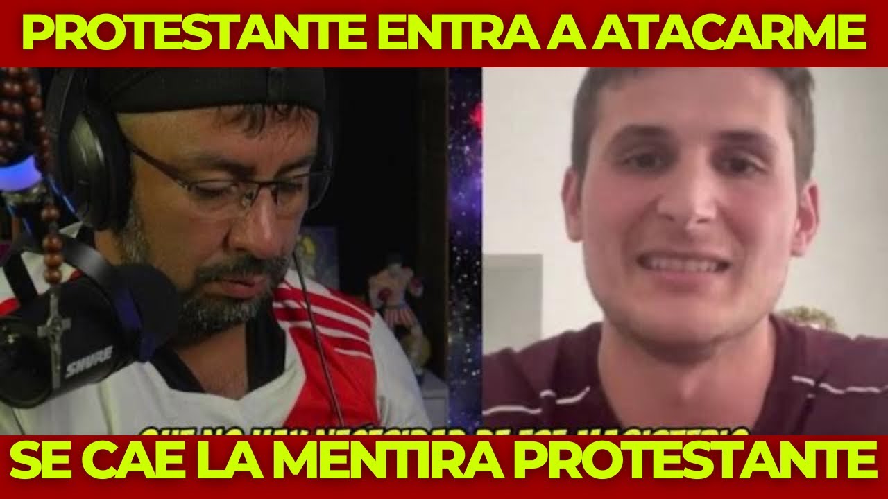 PROTESTANTE ME ATACA!!! Entra en vivo y QUEDA EXPUESTA SU MENTIRA!