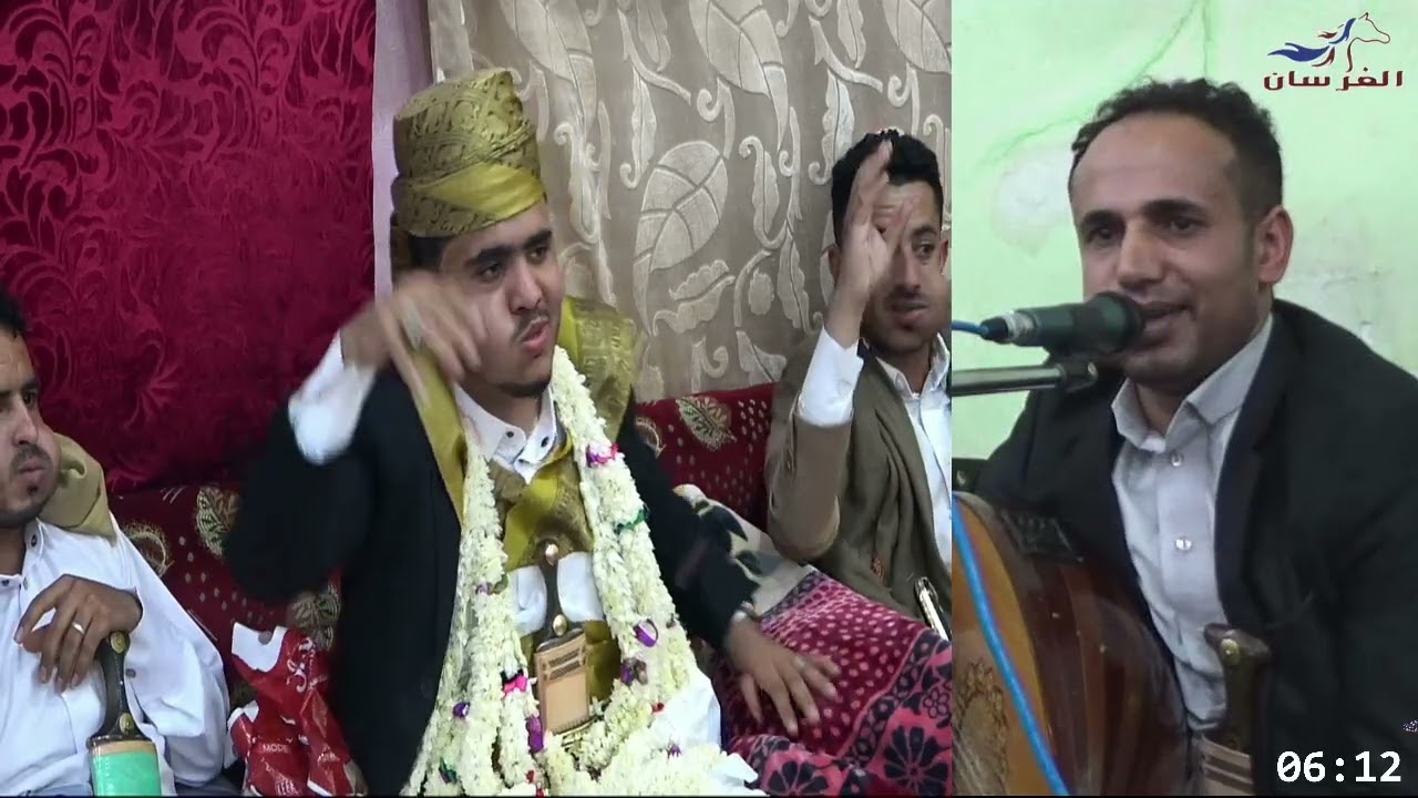 ‏عرس صادق الرجوي ‏الفنان علي رعيني يوم عرسي احلايوم بحياتي 