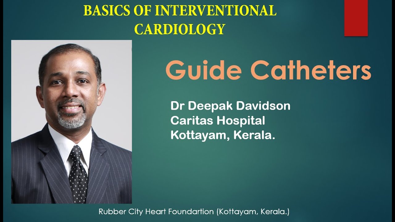 Guide Catheters Dr Deepak Davidson Caritas Kottayam 24th July 2020