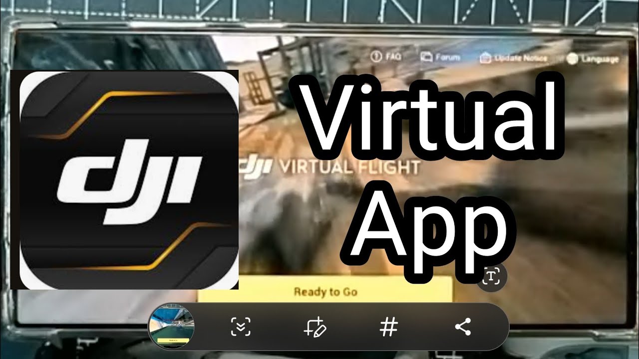 DJI FLY/FPV  VIRTUAL APP - 2025 , Connect / Pair Normally First !
