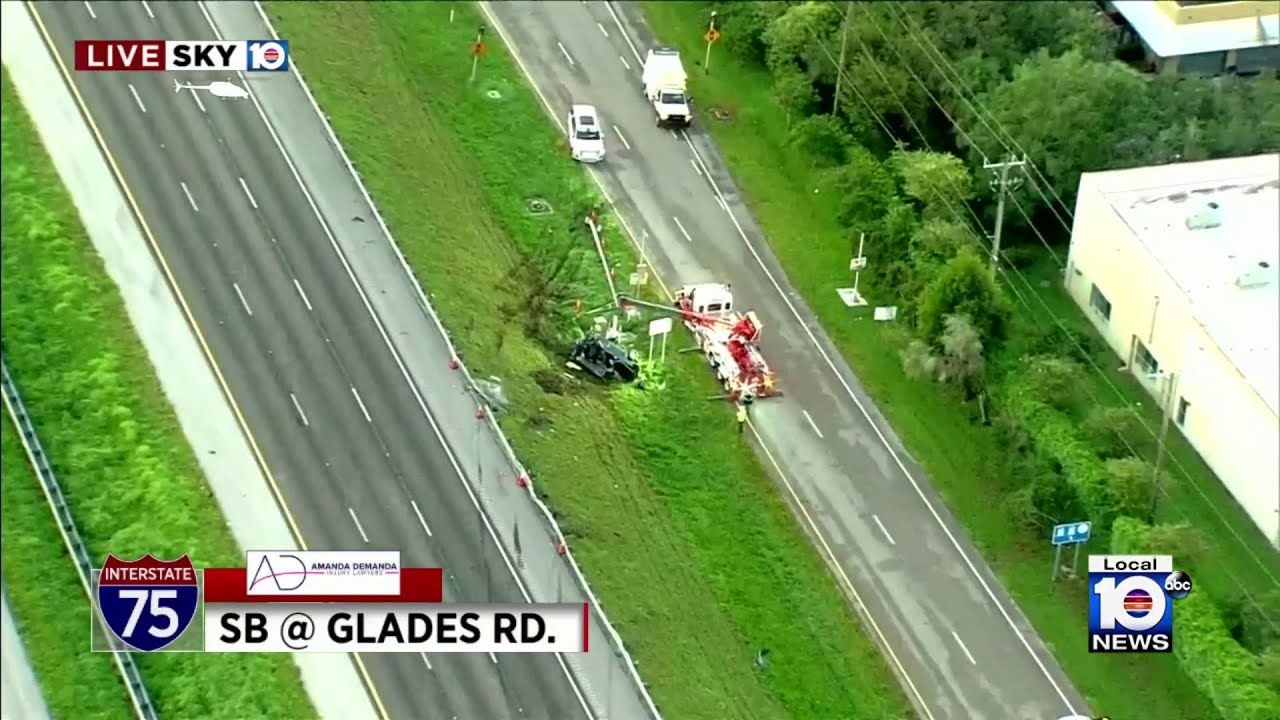 Fatal crash reported on I-75 in Weston