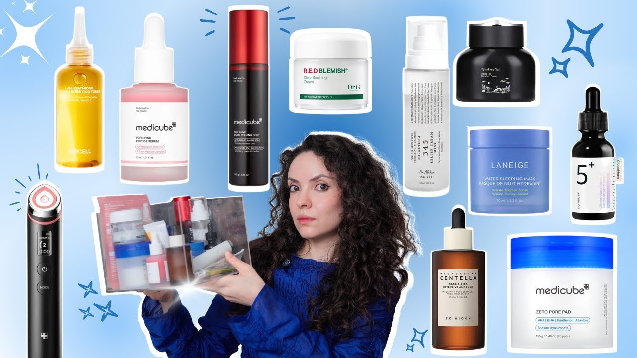 Os MELHORES produtos coreanos de skincare que eu já testei