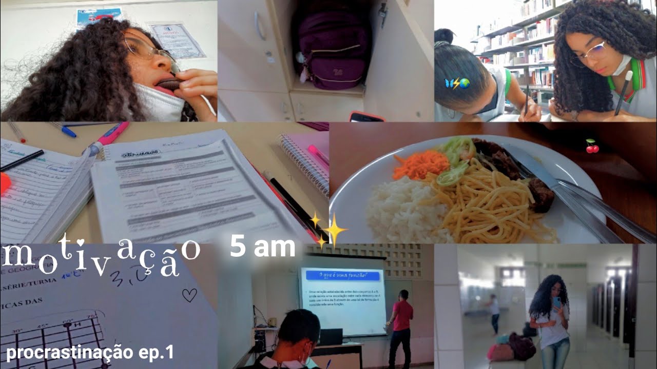 um dia real comigo no if|MOTIVAÇÃO,ESTUDOS, ROTINA=procrastinação ep.1♥🖇️📚