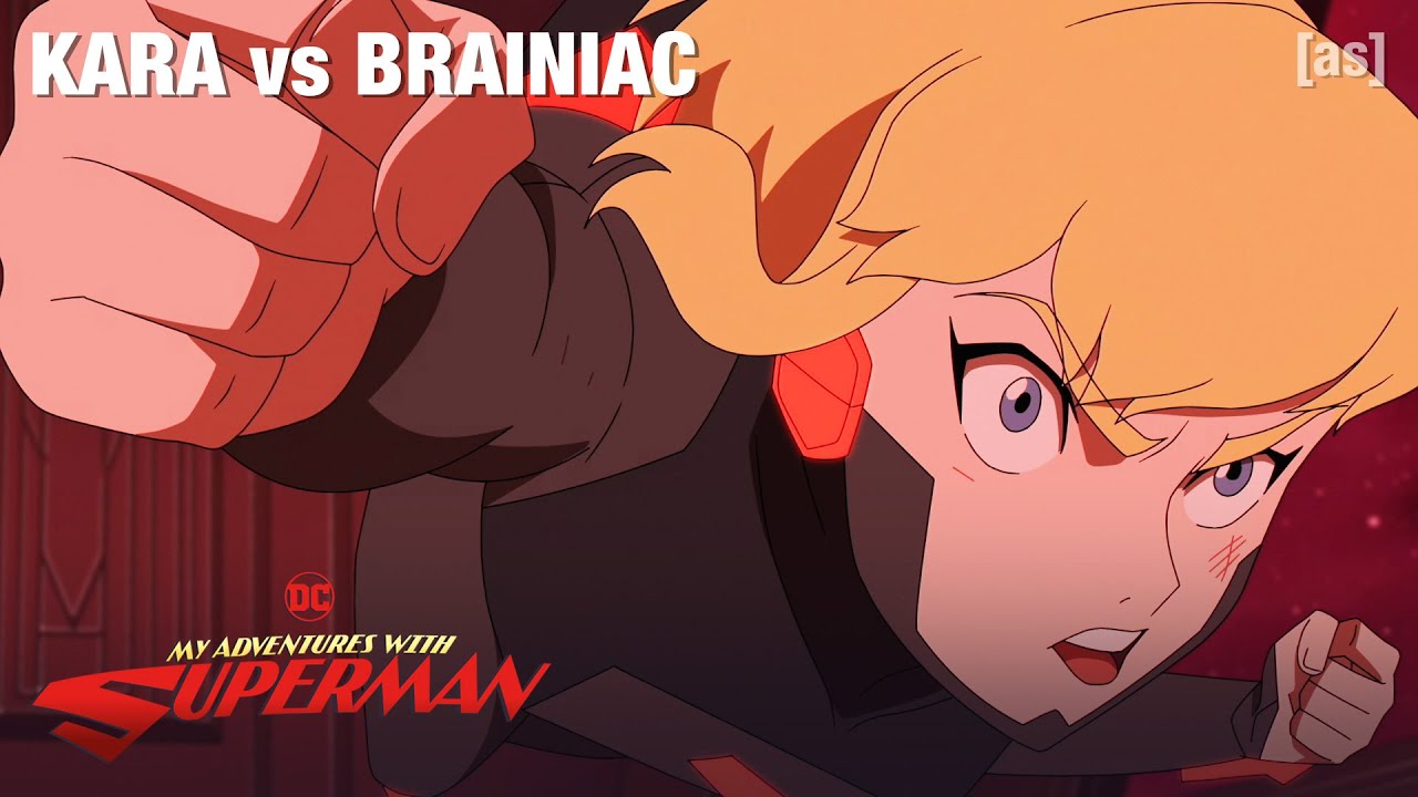 BATTLE SCENES: Kara vs. Brainiac | My Adventures With Superman | adult swim