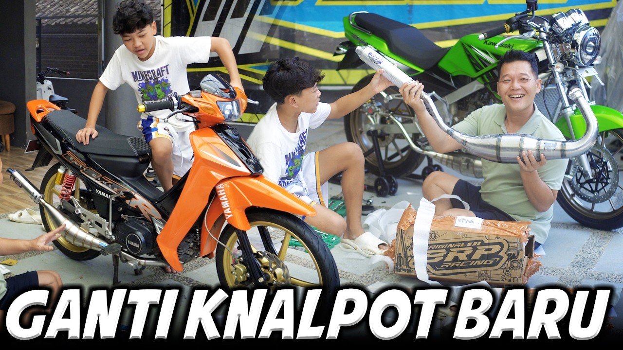KNALPOT BARU NINJA SS AYAH DITDIM DAN FIZ R DIMAS!! SUARANYA MAKIN ENAKKK😍😍