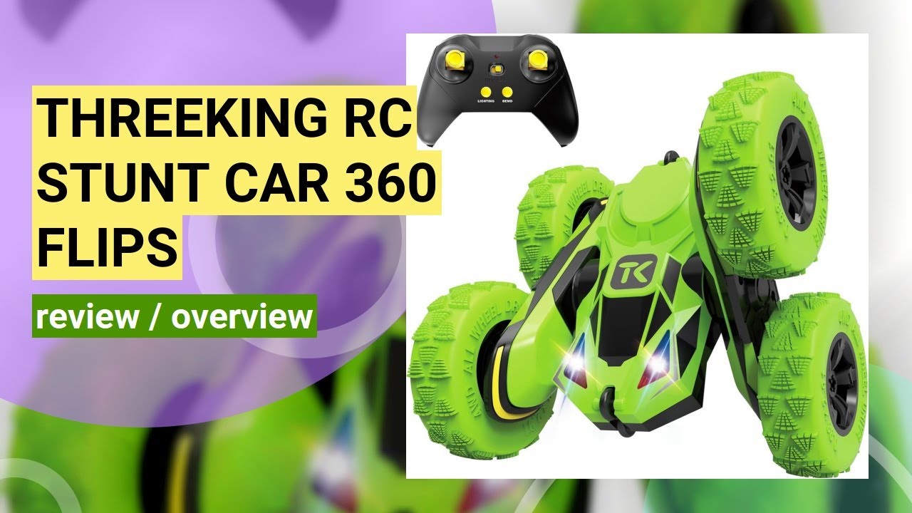 Threeking RC Stunt Car Review: Unleashing 360-Degree Flips & Double-Sided Driving!