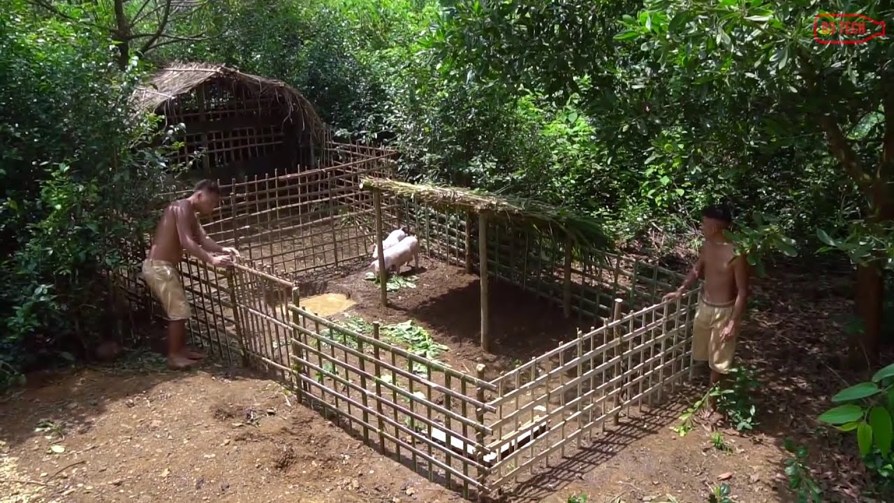 Here's How to Build Pigsty (Shelter & Mud) Jungle Invention EP19