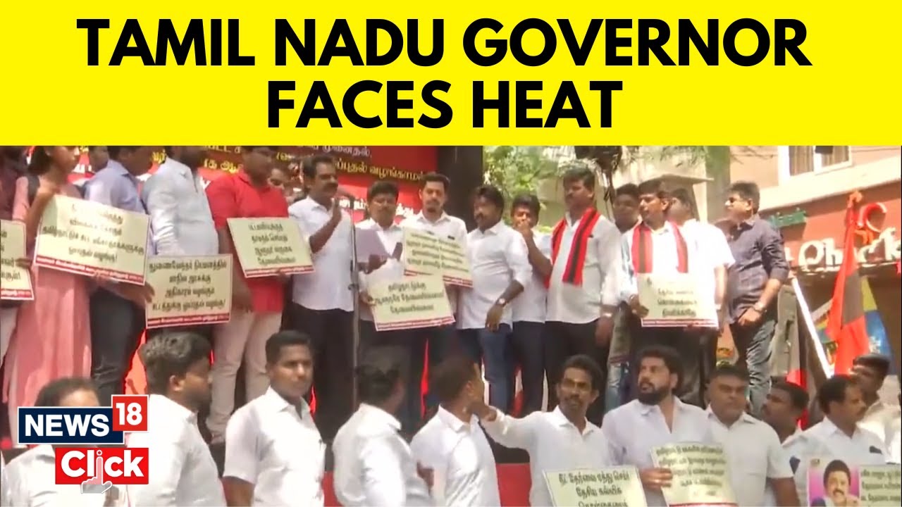 Tamil Nadu News | Students Wings Protest Against Tamil Nadu Governor | English News | News18