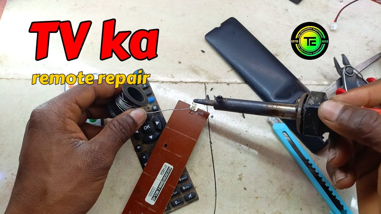TV ka remote kaise repair karna || Aaj TV ka remote repair Kiya ||
