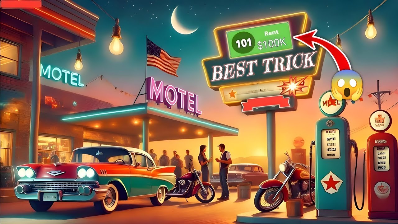 HOW TO INCREASE MOTEL ROOMS RENT'S🤩IN SUPERMARKET MOTEL SIMULATOR || BEST TRICK || 🥳