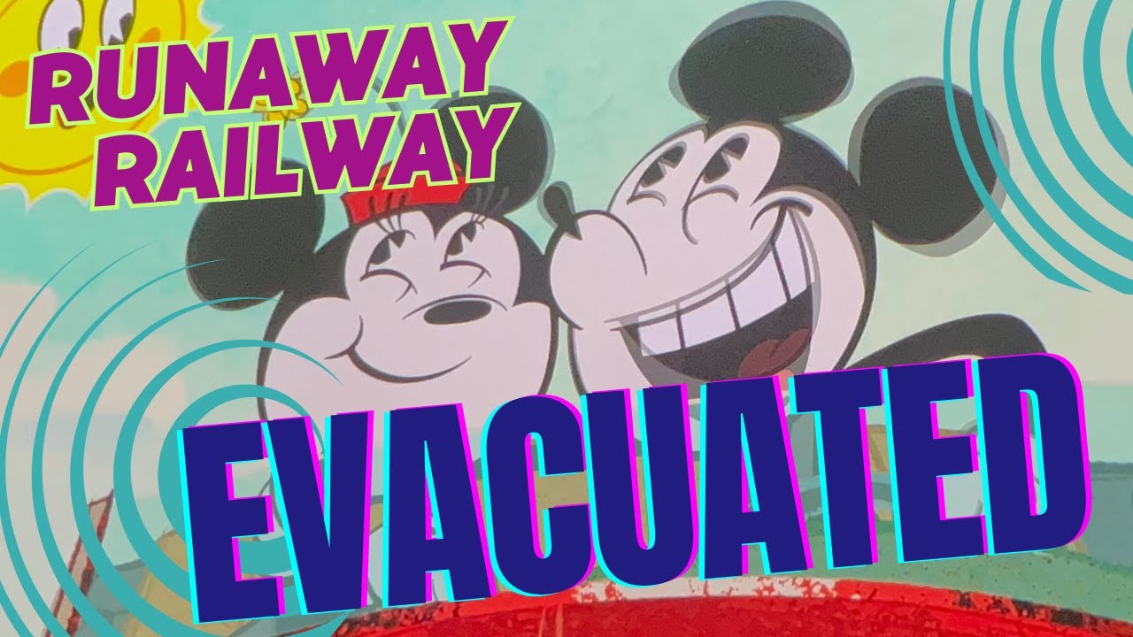 Mickey & Minnie's Runaway Railway - Full Evacuation!