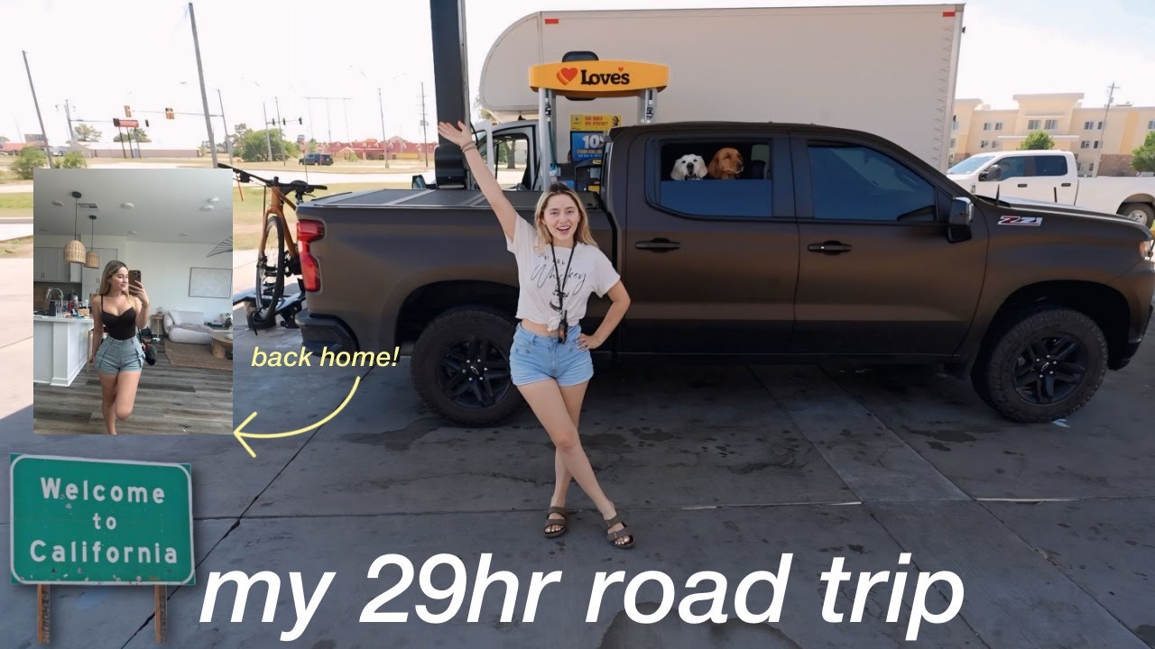 moving back HOME after a summer of travel 💌 | 29hr roadtrip
