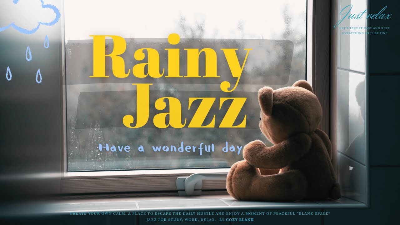 Rainy Day Melancholy 🌧️ Soft Piano Jazz for a Cozy Afternoon | 雨の日の窓辺で。心を癒やす静かなジャズBGM