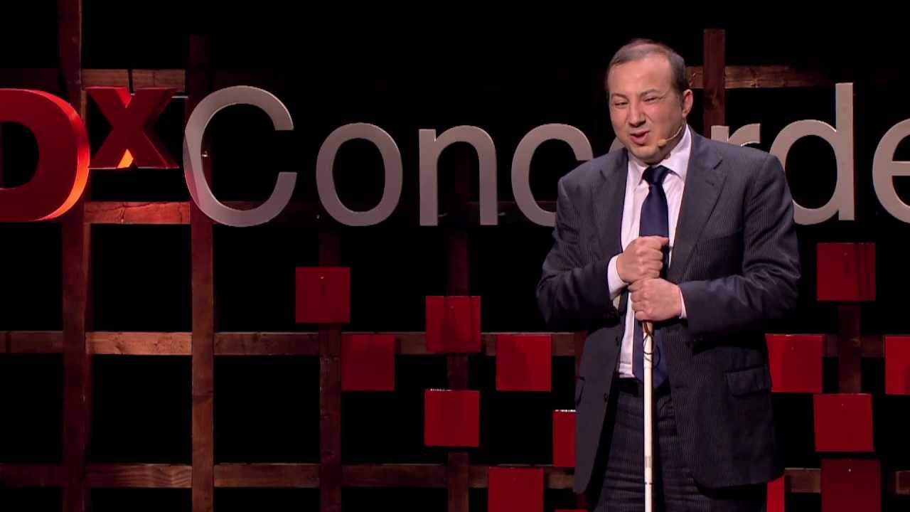 Aveugle, arabe et citoyen: Hamou Bouakkaz at TEDxConcorde 2012