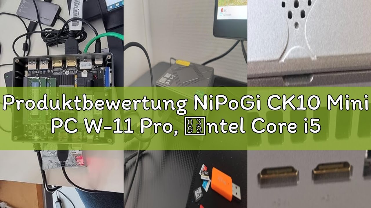 Produktbewertung NiPoGi CK10 Mini PC W-11 Pro, &Iota;ntel Core i5-12600H(12C/16T, bis zu 4,50 GHz), 16GB
