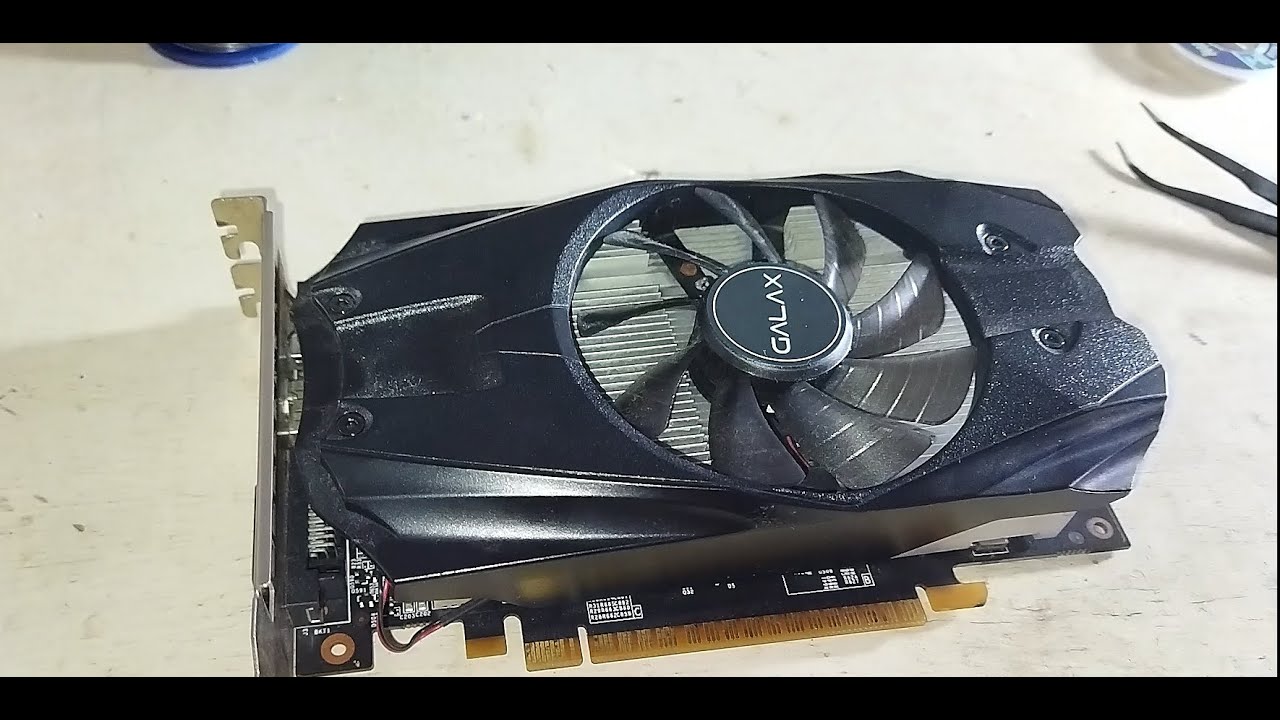 #1 Reparo GTX 1050 TI GALAX, não da vídeo/PC bipando | Assistência técnica no nordeste.