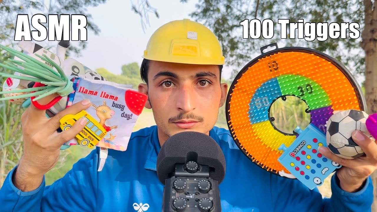 ASMR 100 TRIGGERS In 11 Minutes 20 Seconds 