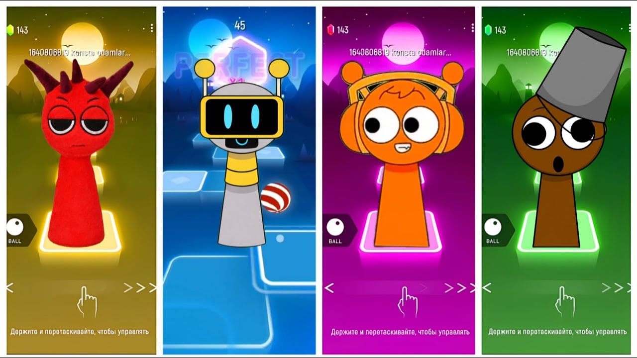 I Played Sprunki Song in Tiles Hop… THIS HAPPENED! 😳🔥