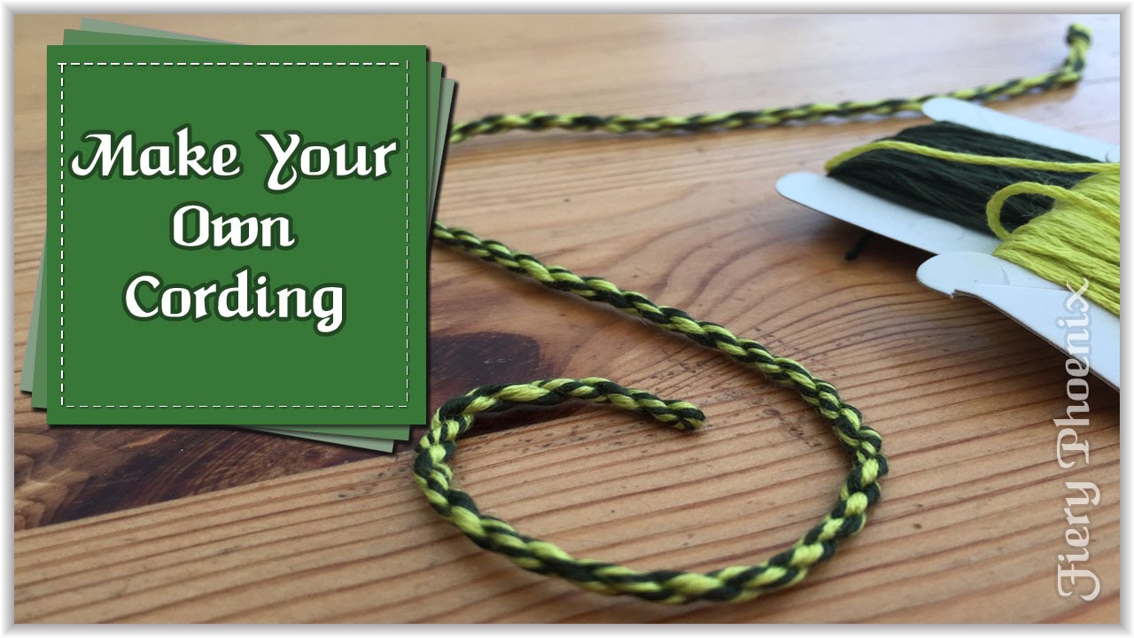Make Your Own Cording :: by Babs at Fiery Phoenix