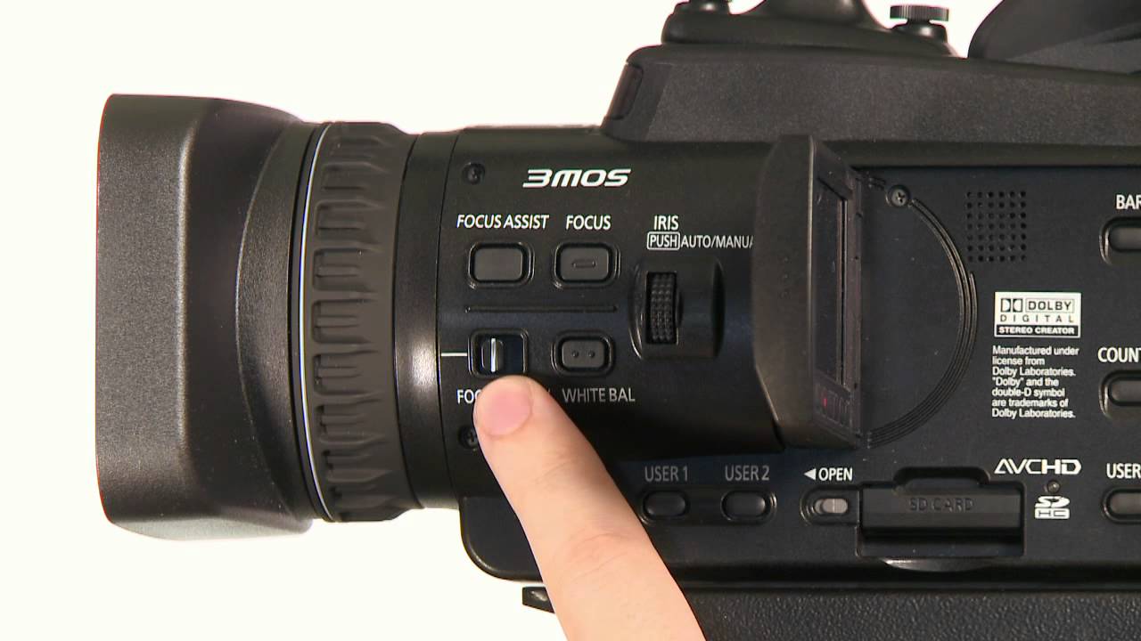 Basic intro to the Panasonic AG-HMC40P video camera