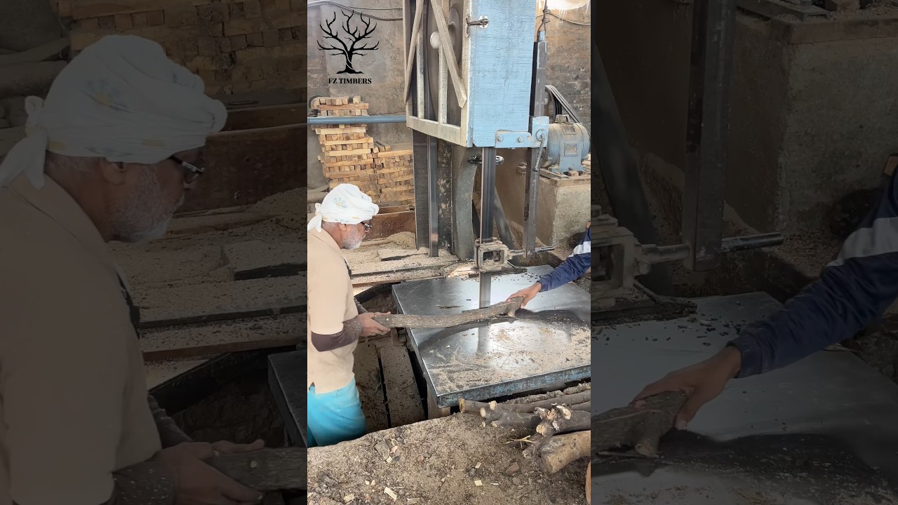 लकड़ी काटने का काम 😍 | Heavy Wood Cutting Machine 