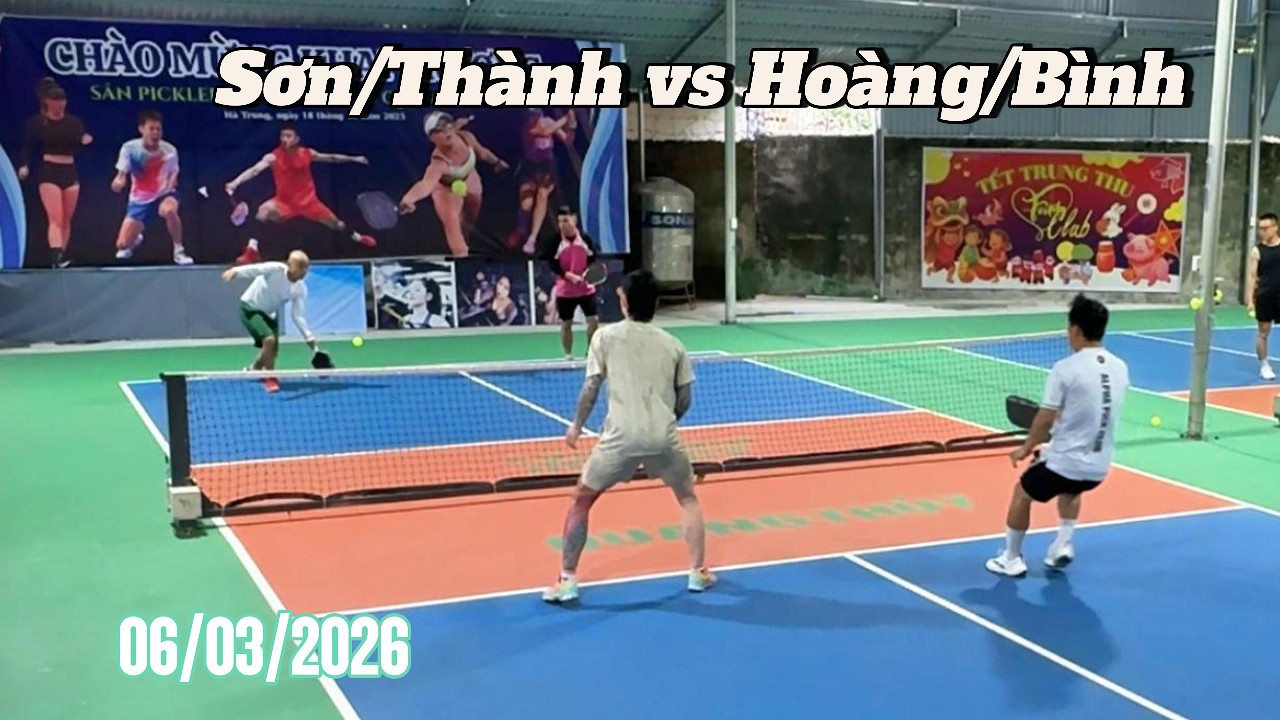 Pickleball Quê Tôi | Sơn/Thành vs Hoàng/Bình - Sân Pick Quang Thanh