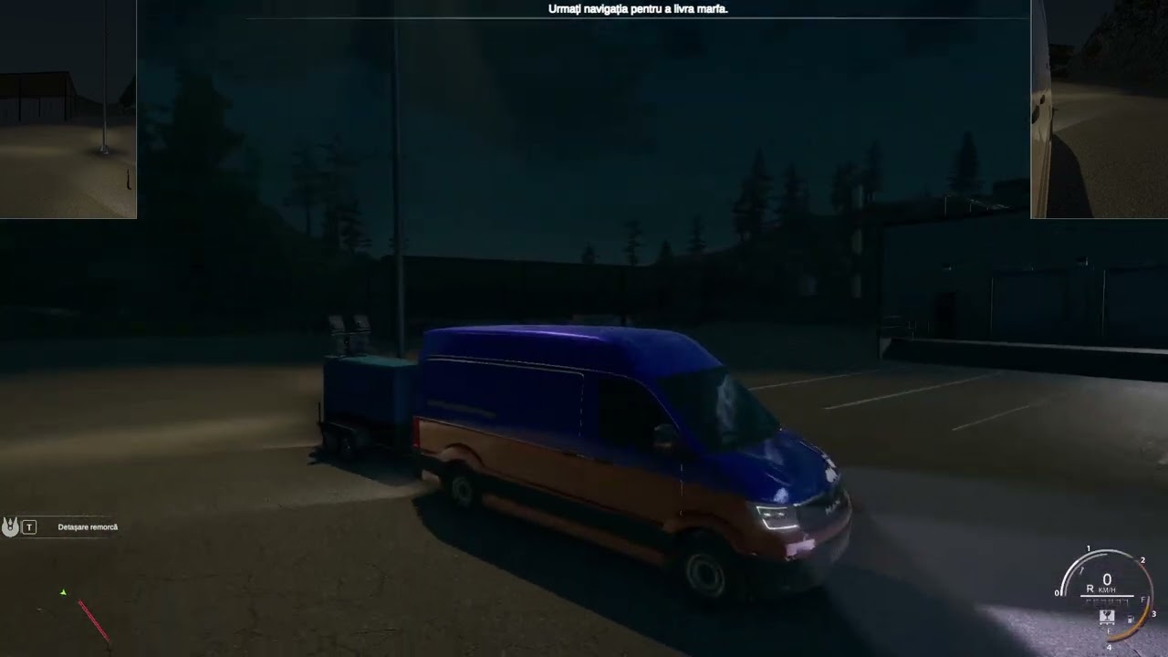 Truck And Logistics Simulator-#1-Prima cursa cu o Furgoneta .