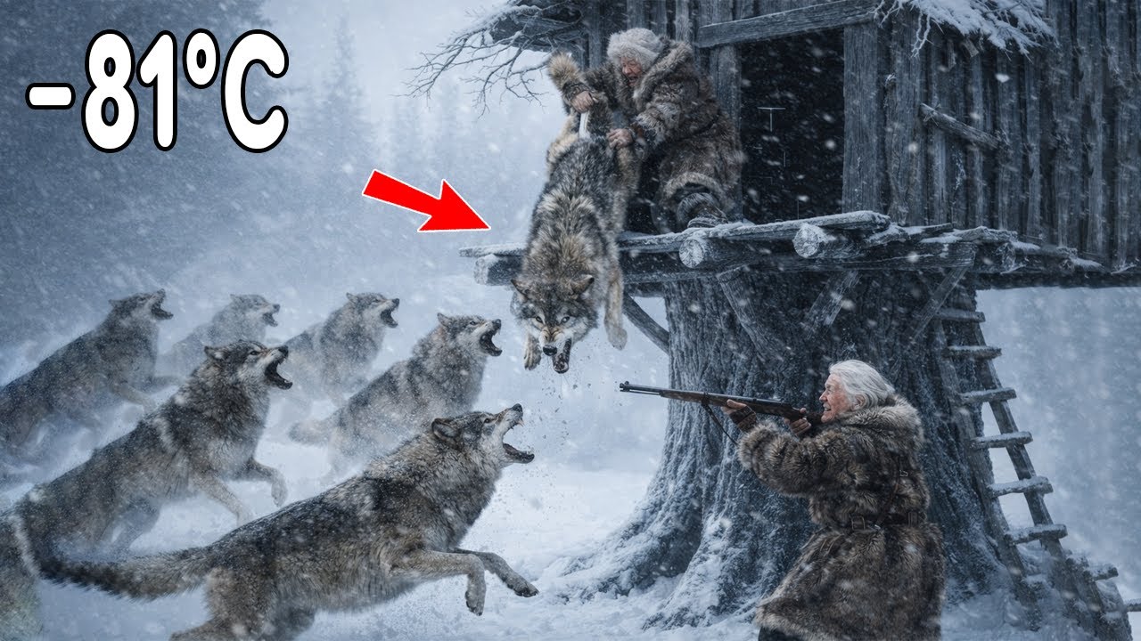 Surviving -81°C Yakutia | A 90 Year Old Woman Saved an Injured Wolf During a Deadly -81°C Storm