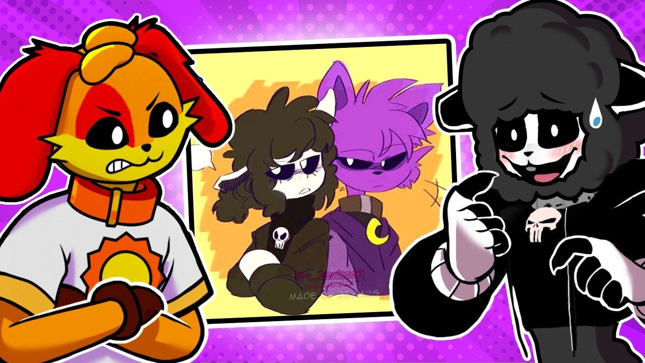 DogDay e Baba Chops REAGEM A IMAGENS de Poppy Playtime VR