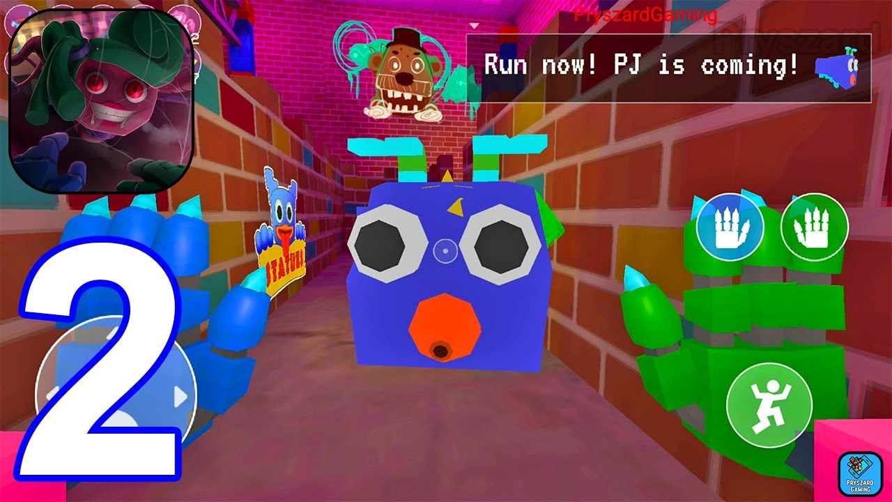 Blue Monster Escape: Chapter 2 - Gameplay Walkthrough Part 2 New Update Chapter 5 PJ (iOS,Android)