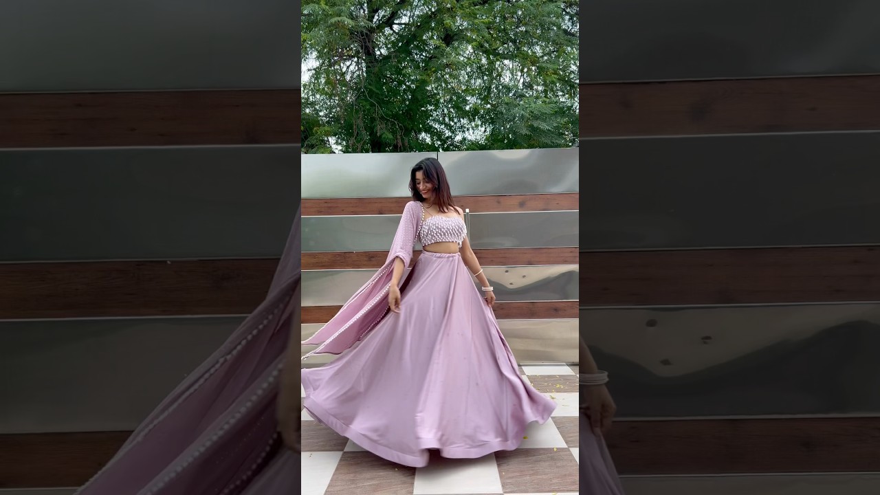 Satin Lehenga 