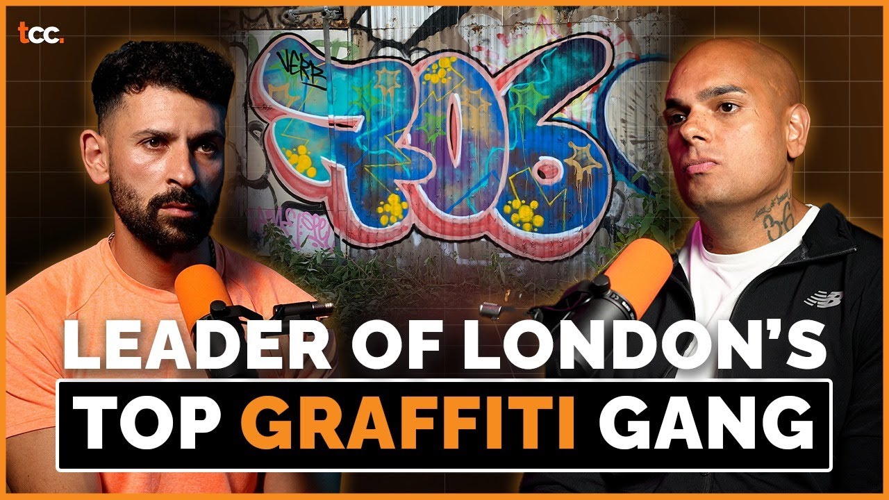 London Graffiti Gang Leader: Carrying a MEAT CLEAVER & Going to prison (4K) - Justin Rollins | E120