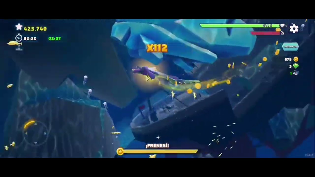 Jugando con Alan el hungry shark parte 11