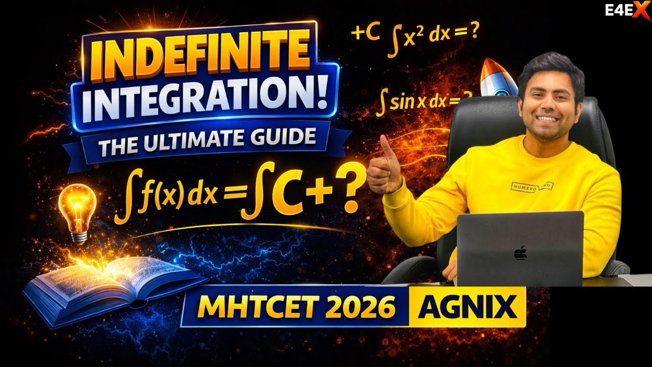 Indefinite Integration LIVE | MHTCET 2026 | AGNIX