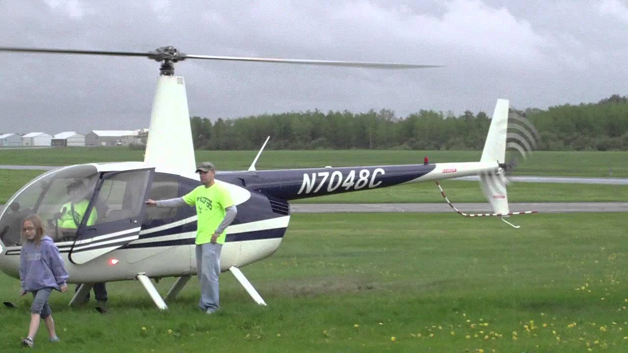 Jonahair747's Robinson R-44 Helicopter Flight Takeoff | KANE | N7048C