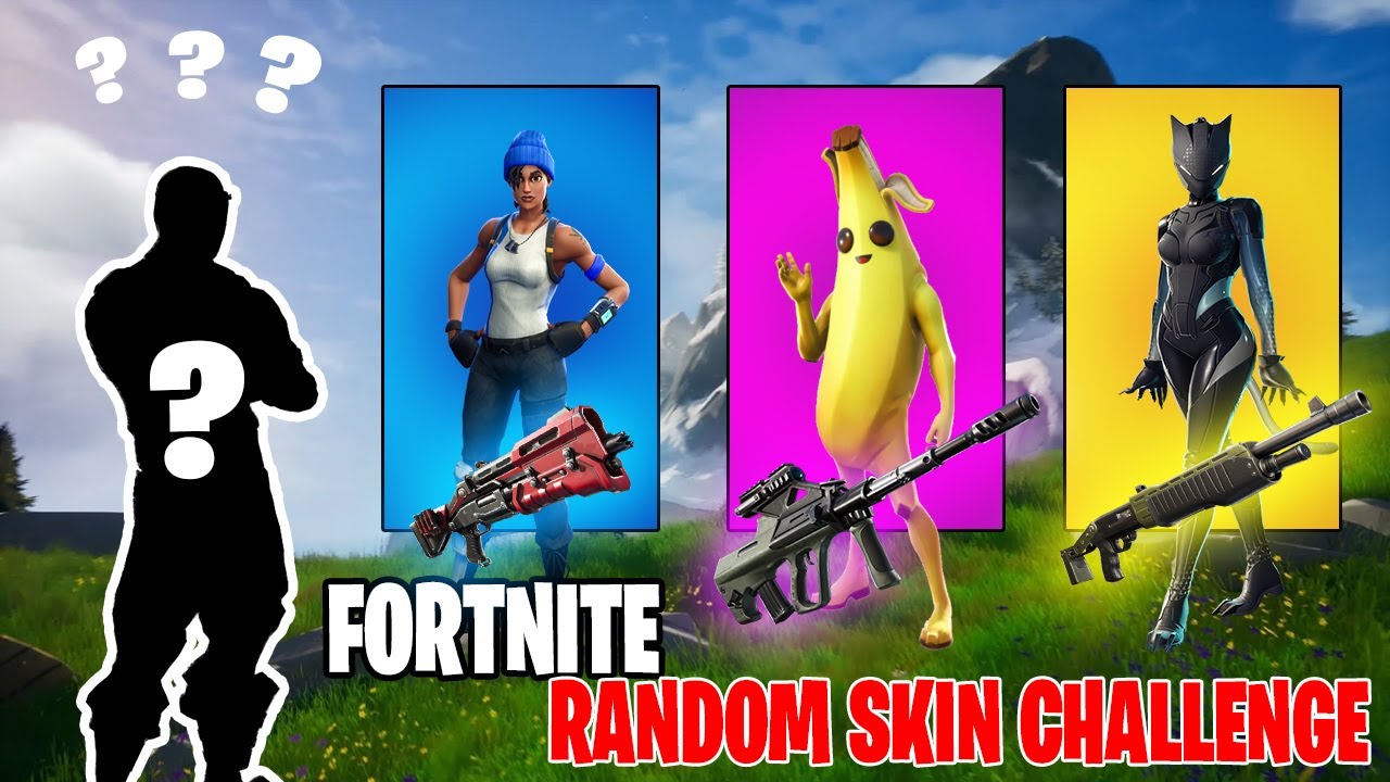 RANDOM SKIN CHALLENGE IN FORTNITE CHAPTER 2!