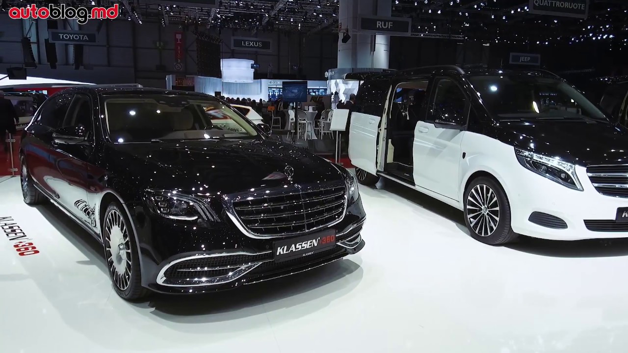 Geneva 2018: Mercedes V-Class transformat în Maybach de Klassen