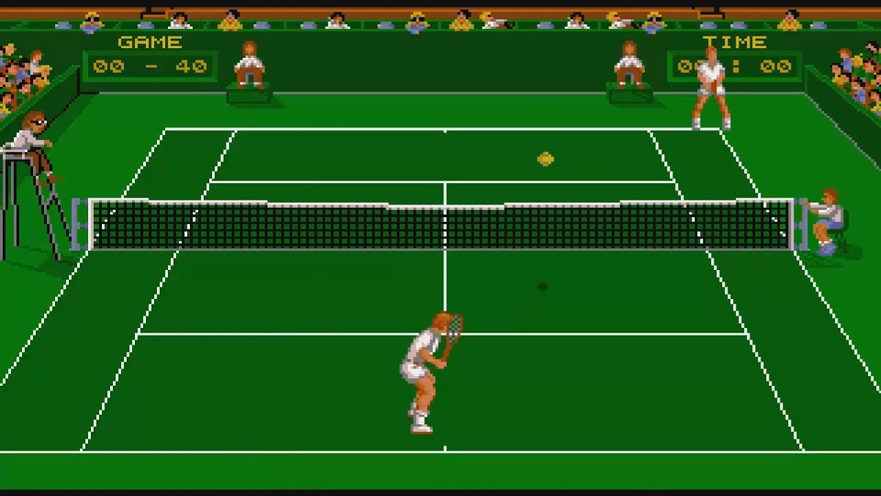 AMIGA Great Courts Tennis 1 aka ProTennis Tour 1 I AMIGA OCS 1989 Ubi Soft cr QTX QUARTEX Cracked