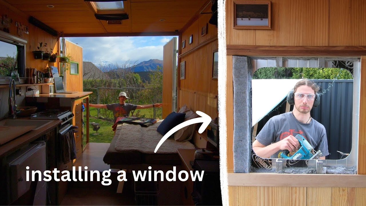Tiny House Truck Build | Window Installation