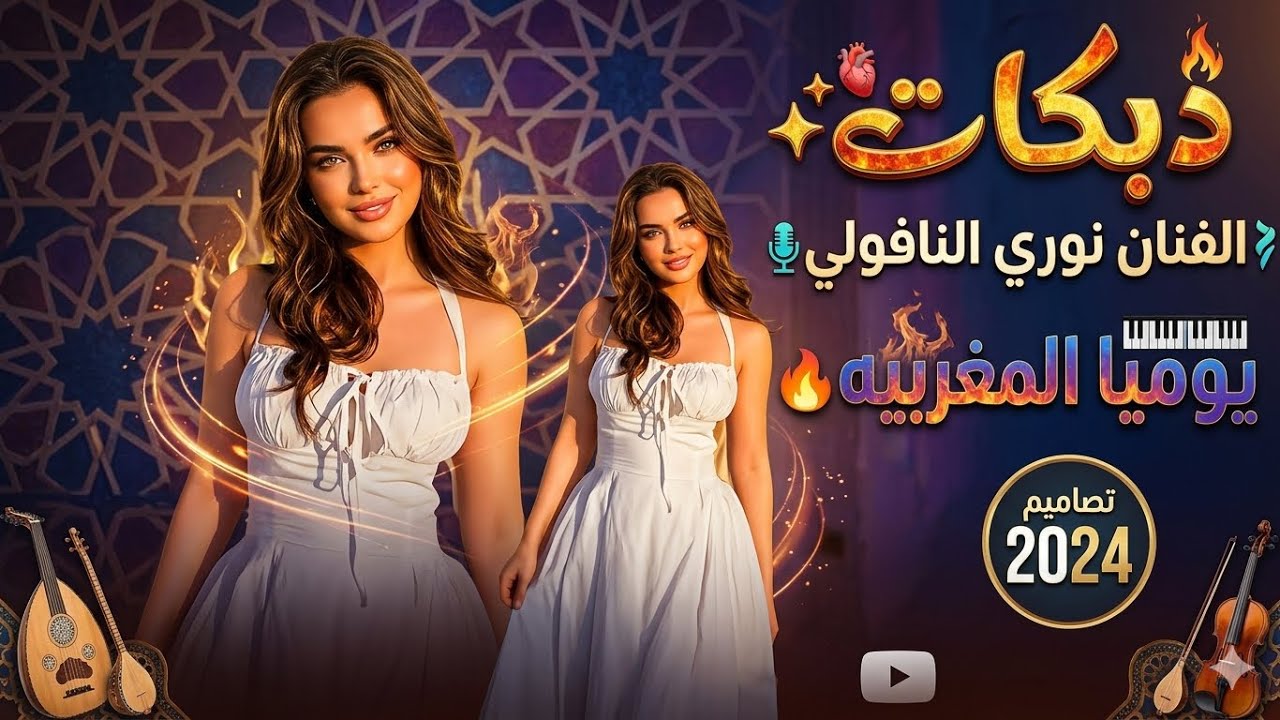 دبكات ✨🫀 الفنان نوري النافولي 🎤🩵 يوميا المغربيه 🔥🎹 تصاميم 2024