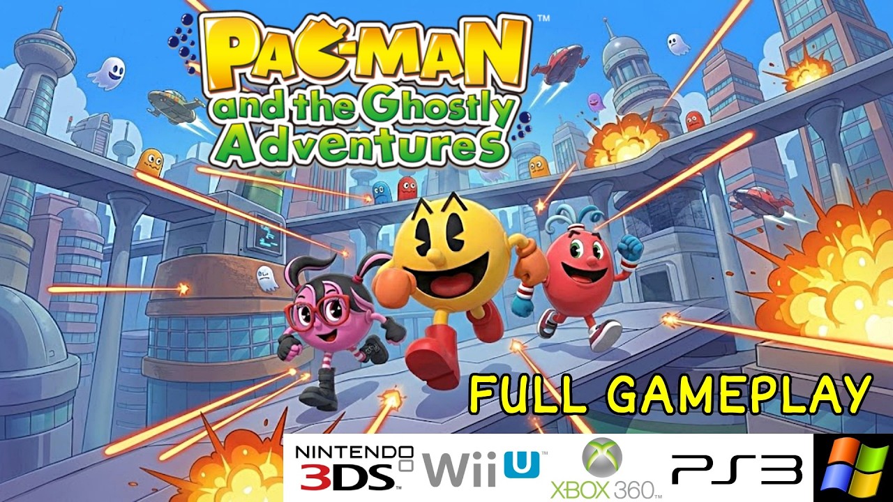PAC-MAN AND THE GHOSTLY ADVENTURES - FULL GAMEPLAY - KUKUWADEWI TV