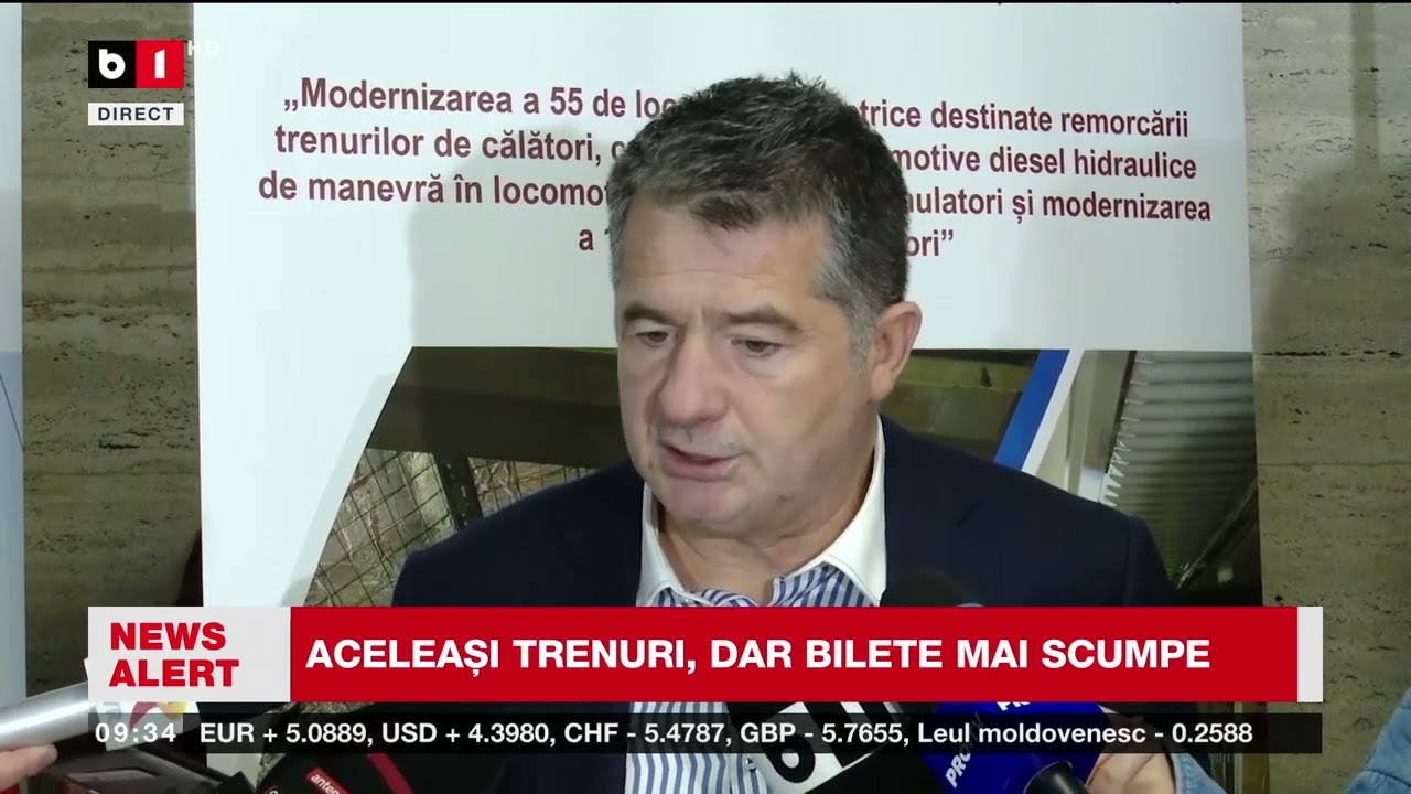 BILETELE DE TREN SE SCUMPESC DIN NOU_Știri B1TV_20 oct. 2025