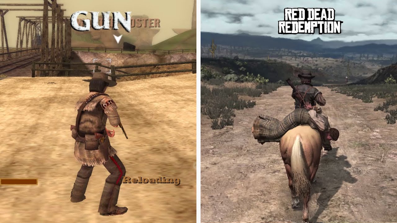 Red Dead Redemption vs Gun Compare and Contrast