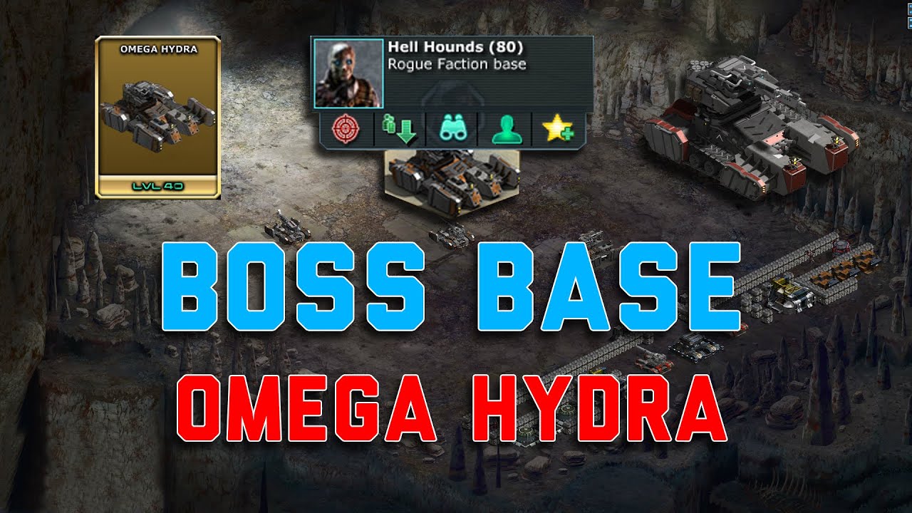 war commander BOSS base 80s out loses Hell Hounds (80)