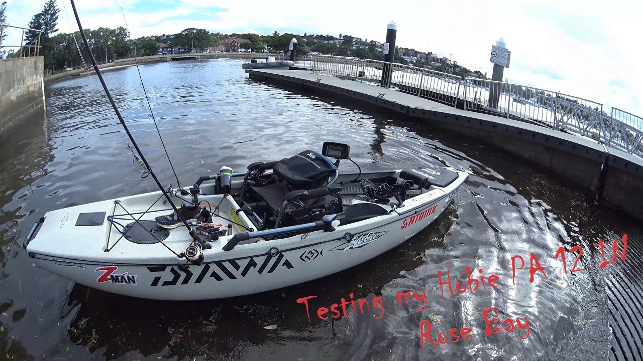 Kayak Fishing Sydney - Testing my Hobie Pro Angler 12 in Rose Bay
