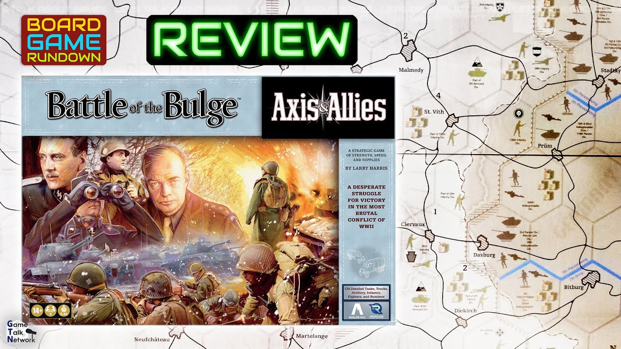 Axis & Allies Battle of the Bulge Review With Bob!
