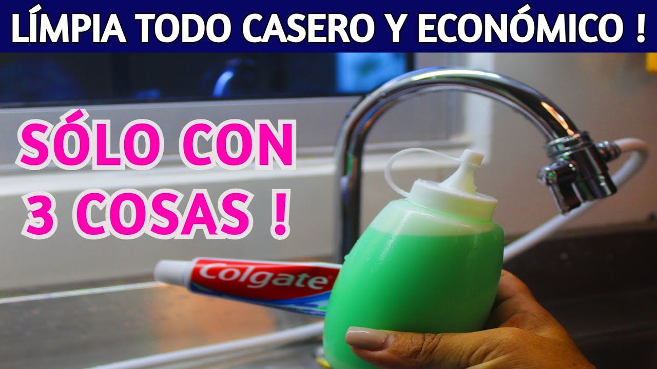 🌺 EL MEJOR DENSENGRASANTE CASERO Y ECONÓMICO / fácil de hacer / Cómo hacer limpia todo!